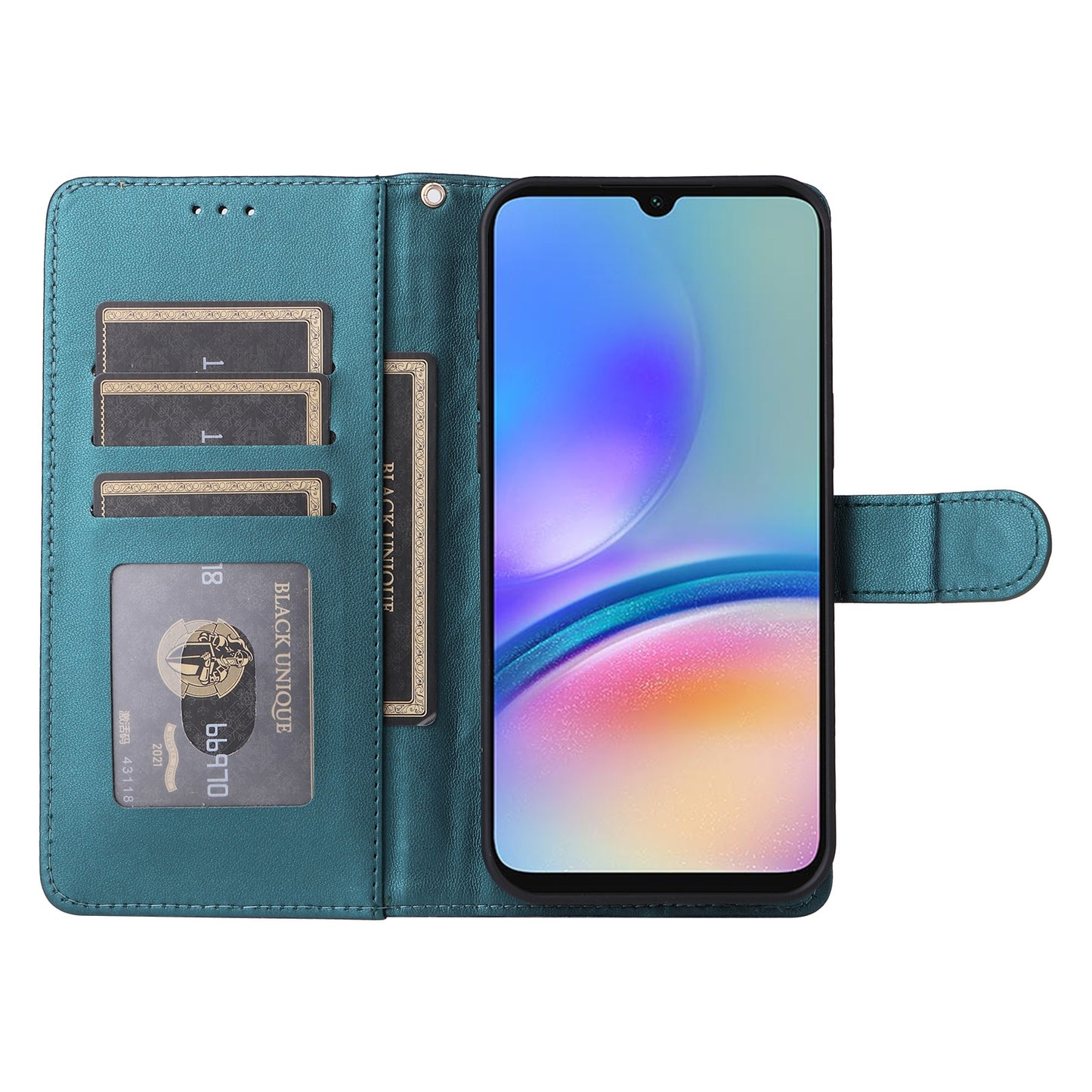 Samsung Galaxy A05s Diamond Lattice Leather Flip Phone Case - Durable and Convenient Holder with Precision Cutouts