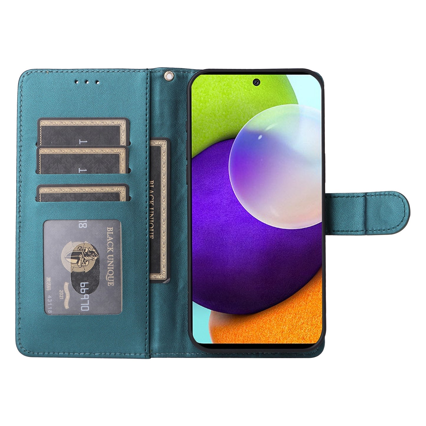 Samsung Galaxy A52 Diamond Lattice Leather Flip Phone Case - Durable and Convenient Holder with Precision Cutouts