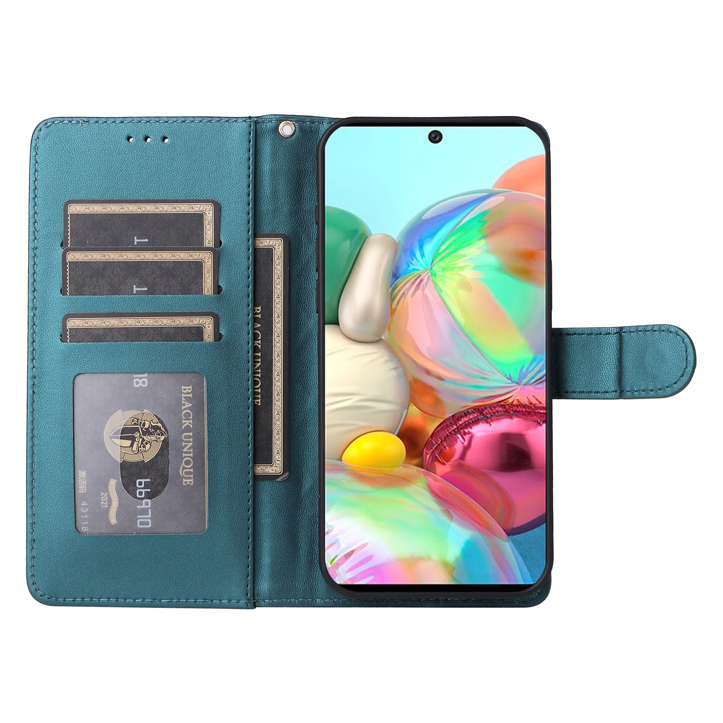 Samsung Galaxy A71 Diamond Lattice Leather Flip Phone Case - Durable and Convenient Holder with Precision Cutouts