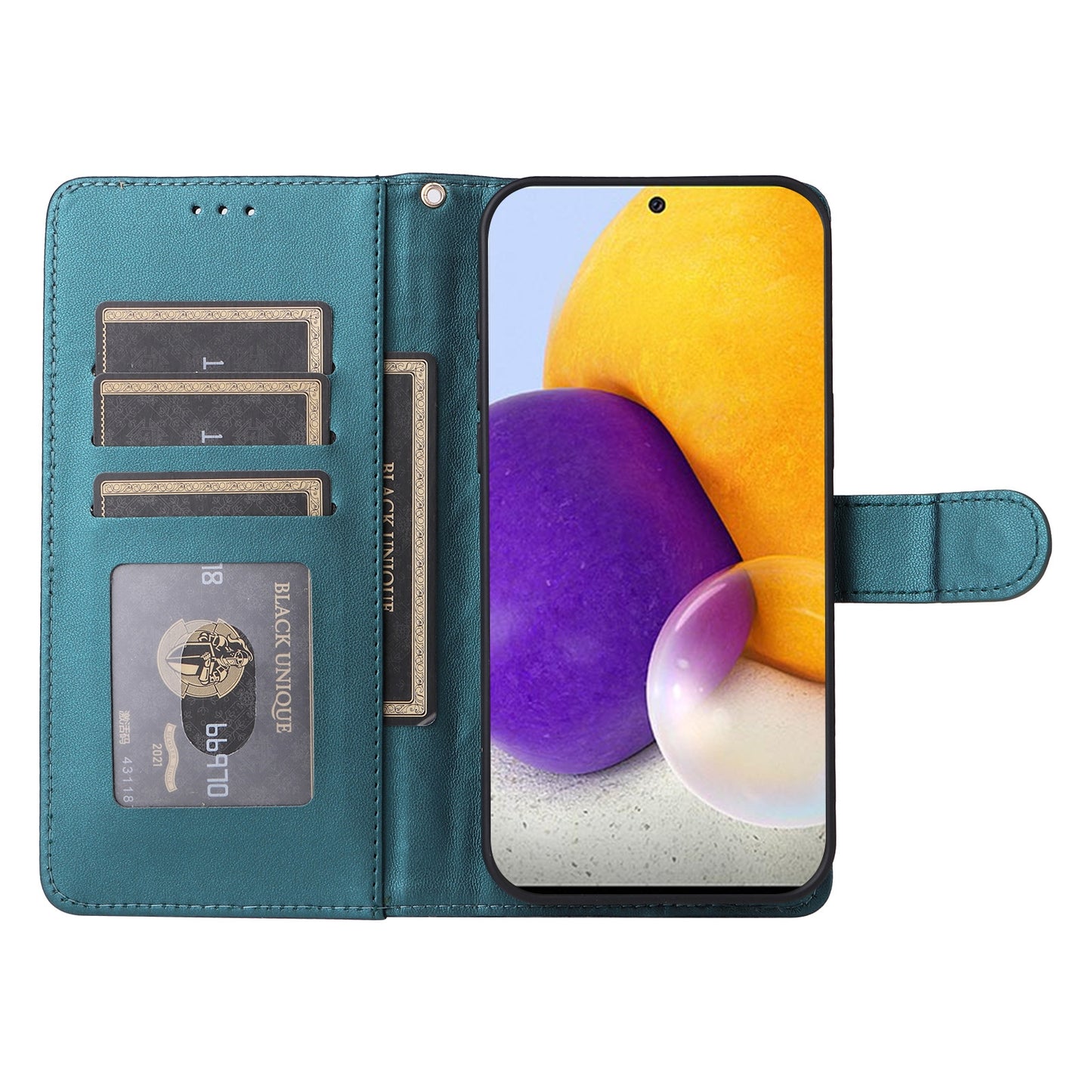 Samsung Galaxy A72 Diamond Lattice Leather Flip Phone Case - Durable and Convenient Holder with Precision Cutouts