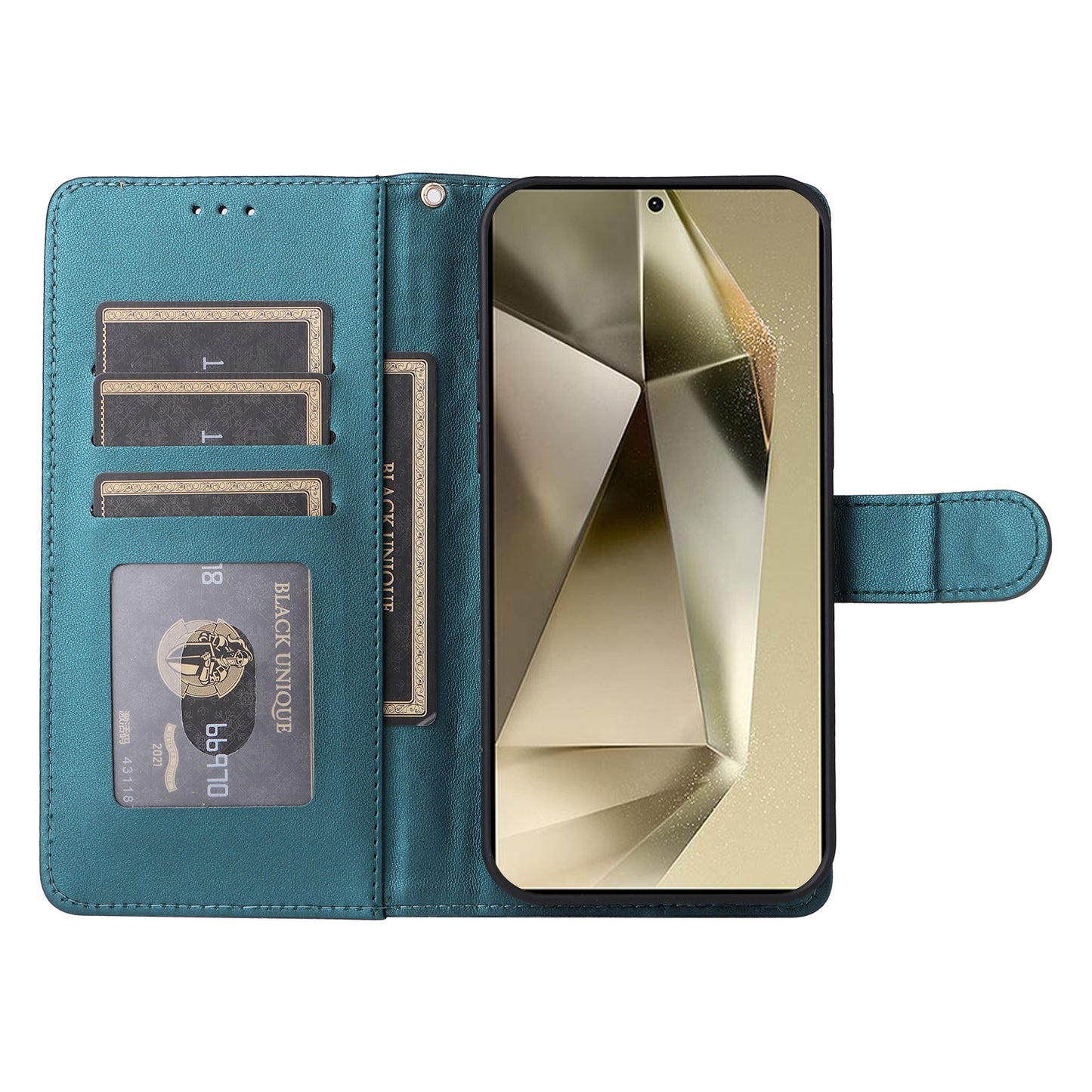 Samsung Galaxy S24 Ultra 5G Diamond Lattice Leather Flip Phone Case - Durable and Convenient Holder with Precision Cutouts