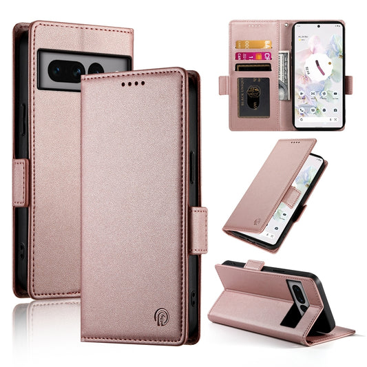 Google Pixel 7 Pro Magnetic Leather Wallet Case with Card Slots, Stand Function & Full Protection
