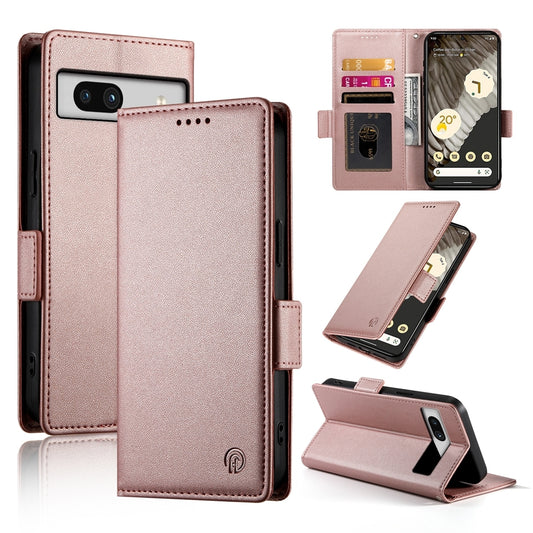 Google Pixel 7a Magnetic Leather Wallet Case with Card Slots, Stand Function & Full Protection
