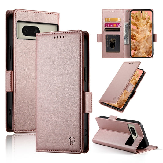 Google Pixel 8 Magnetic Leather Wallet Case with Card Slots, Stand Function & Full Protection