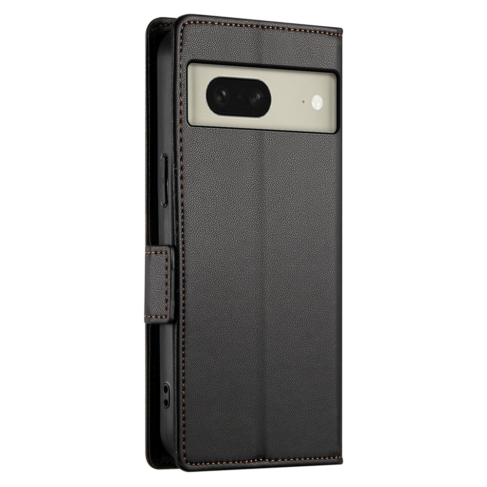 Google Pixel 8 Magnetic Leather Wallet Case with Card Slots, Stand Function & Full Protection