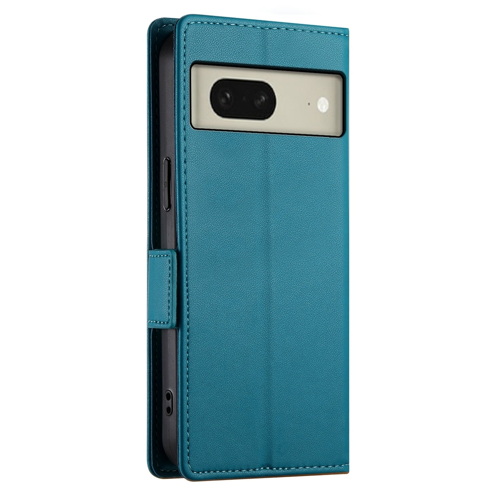 Google Pixel 8 Magnetic Leather Wallet Case with Card Slots, Stand Function & Full Protection