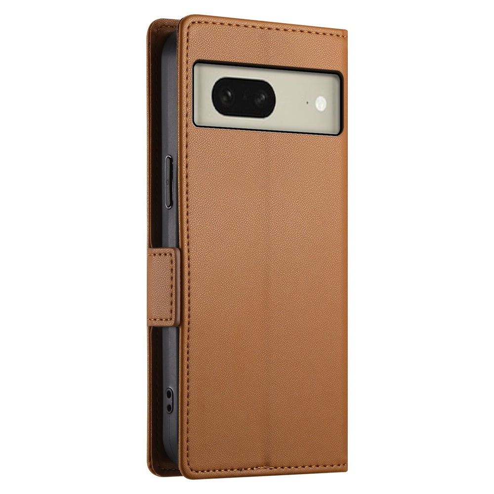Google Pixel 8 Magnetic Leather Wallet Case with Card Slots, Stand Function & Full Protection