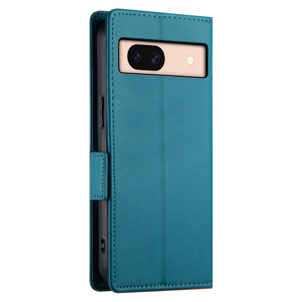Google Pixel 8a Magnetic Leather Wallet Case with Card Slots, Stand Function & Full Protection