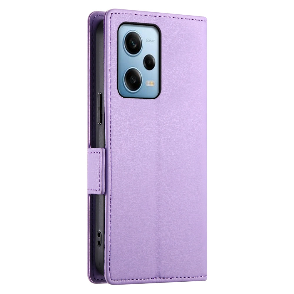 Xiaomi Redmi Note 12 Pro Speed Magnetic Leather Wallet Case with Card Slots, Stand Function & Full Protection