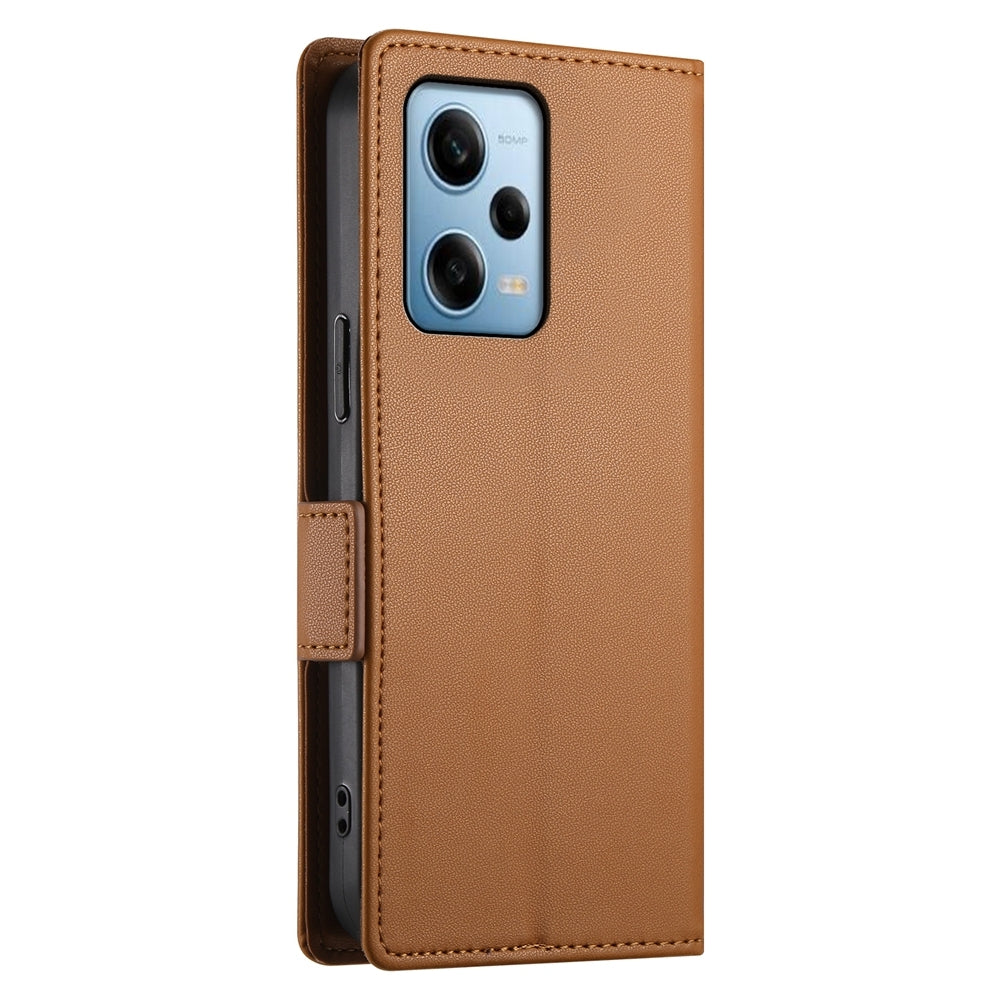 Xiaomi Redmi Note 12 Pro Speed Magnetic Leather Wallet Case with Card Slots, Stand Function & Full Protection
