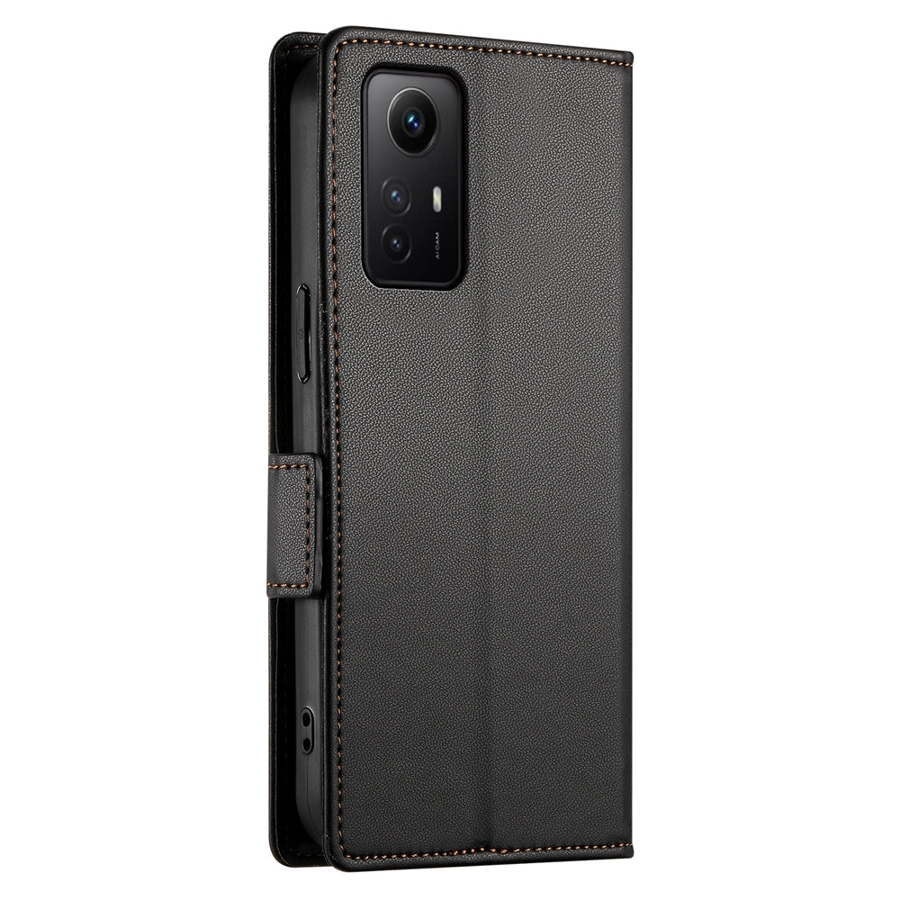 Xiaomi Redmi Note 12S 4G Magnetic Leather Wallet Case with Card Slots, Stand Function & Full Protection