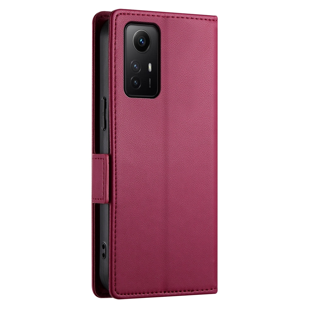 Xiaomi Redmi Note 12S 4G Magnetic Leather Wallet Case with Card Slots, Stand Function & Full Protection