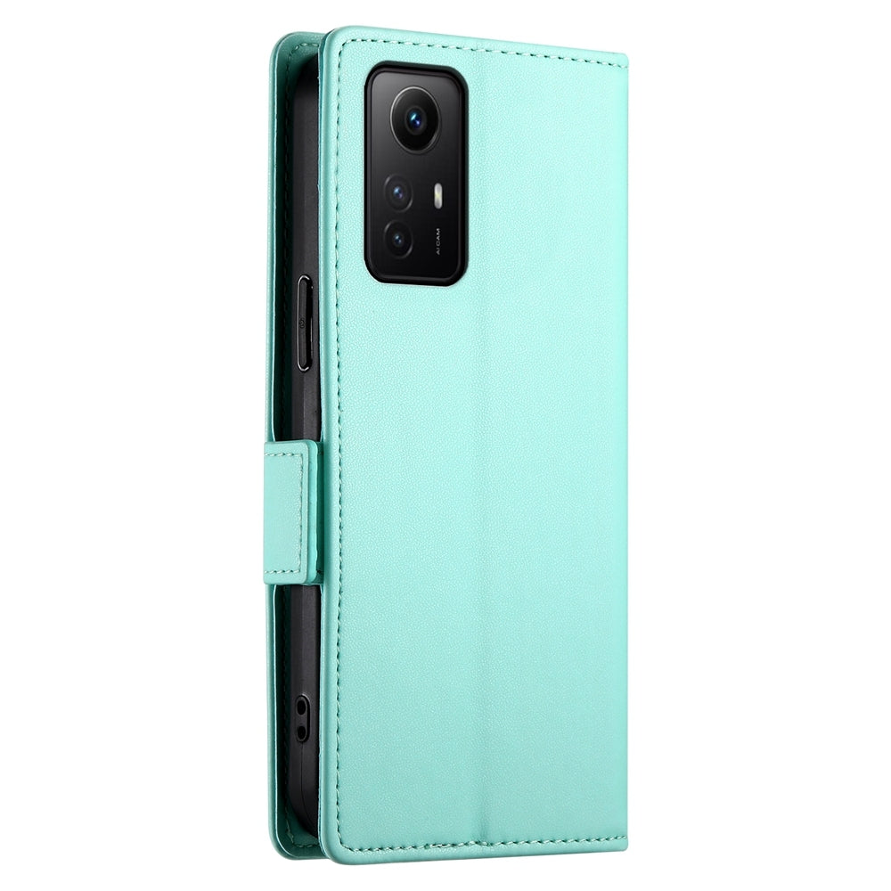 Xiaomi Redmi Note 12S 4G Magnetic Leather Wallet Case with Card Slots, Stand Function & Full Protection