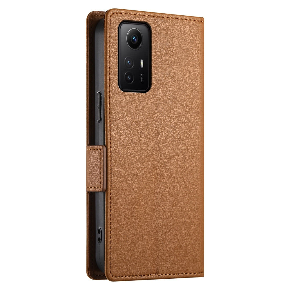 Xiaomi Redmi Note 12S 4G Magnetic Leather Wallet Case with Card Slots, Stand Function & Full Protection