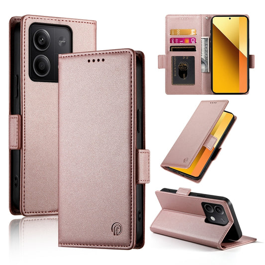 Xiaomi Redmi Note 13 5G Magnetic Leather Wallet Case with Card Slots, Stand Function & Full Protection