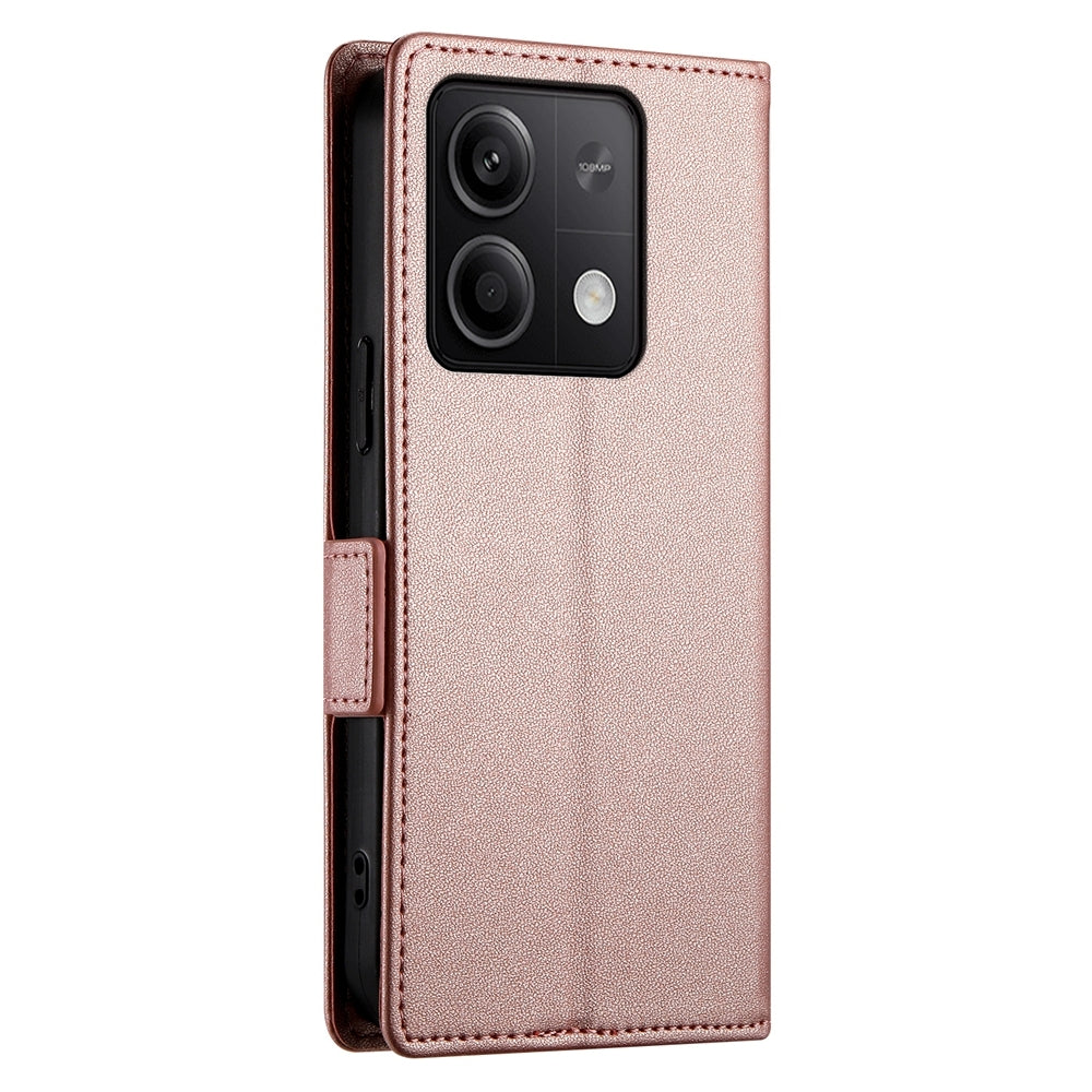 Xiaomi Redmi Note 13 5G Magnetic Leather Wallet Case with Card Slots, Stand Function & Full Protection