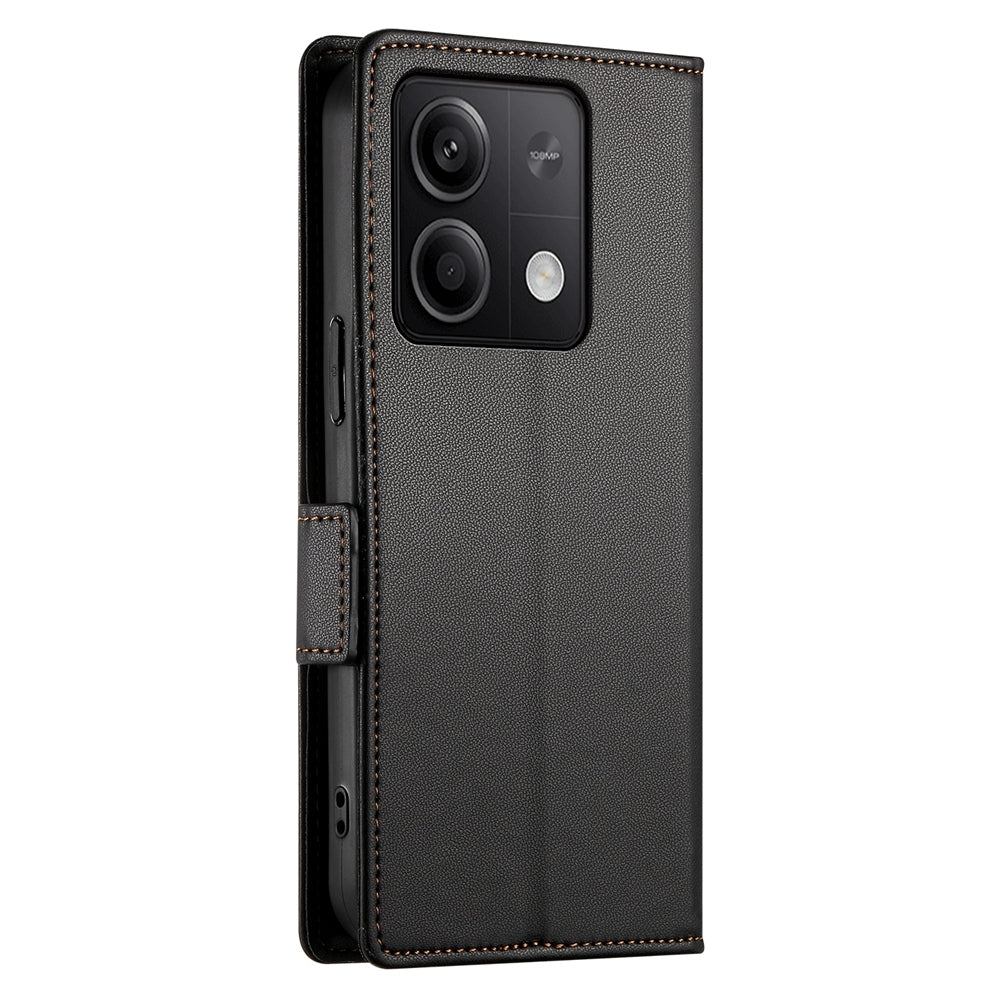 Xiaomi Redmi Note 13 5G Magnetic Leather Wallet Case with Card Slots, Stand Function & Full Protection