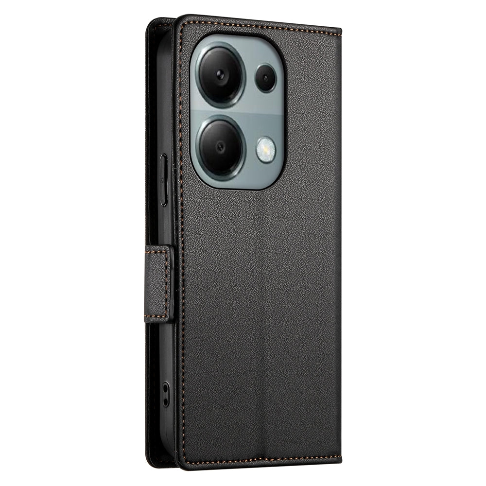 Xiaomi Redmi Note 13 Pro 4G Magnetic Leather Wallet Case with Card Slots, Stand Function & Full Protection
