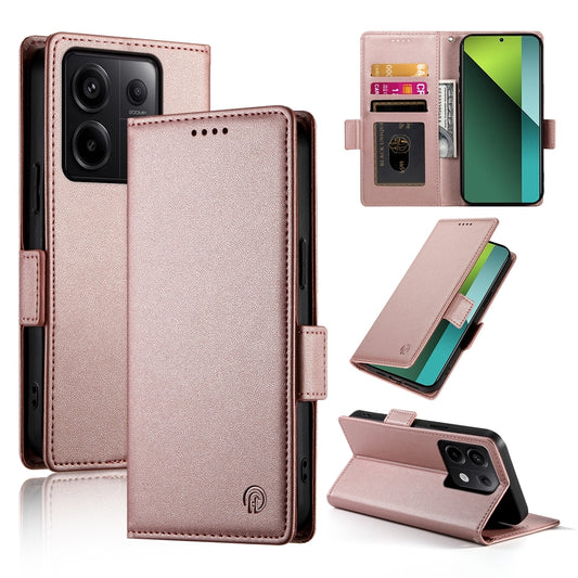 Xiaomi Redmi Note 13 Pro 5G Magnetic Leather Wallet Case with Card Slots, Stand Function & Full Protection