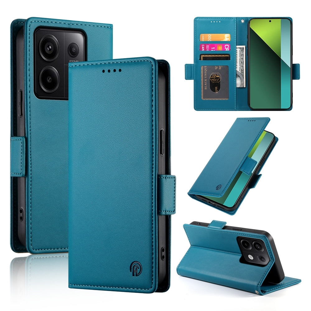 Xiaomi Redmi Note 13 Pro 5G Magnetic Leather Wallet Case with Card Slots, Stand Function & Full Protection