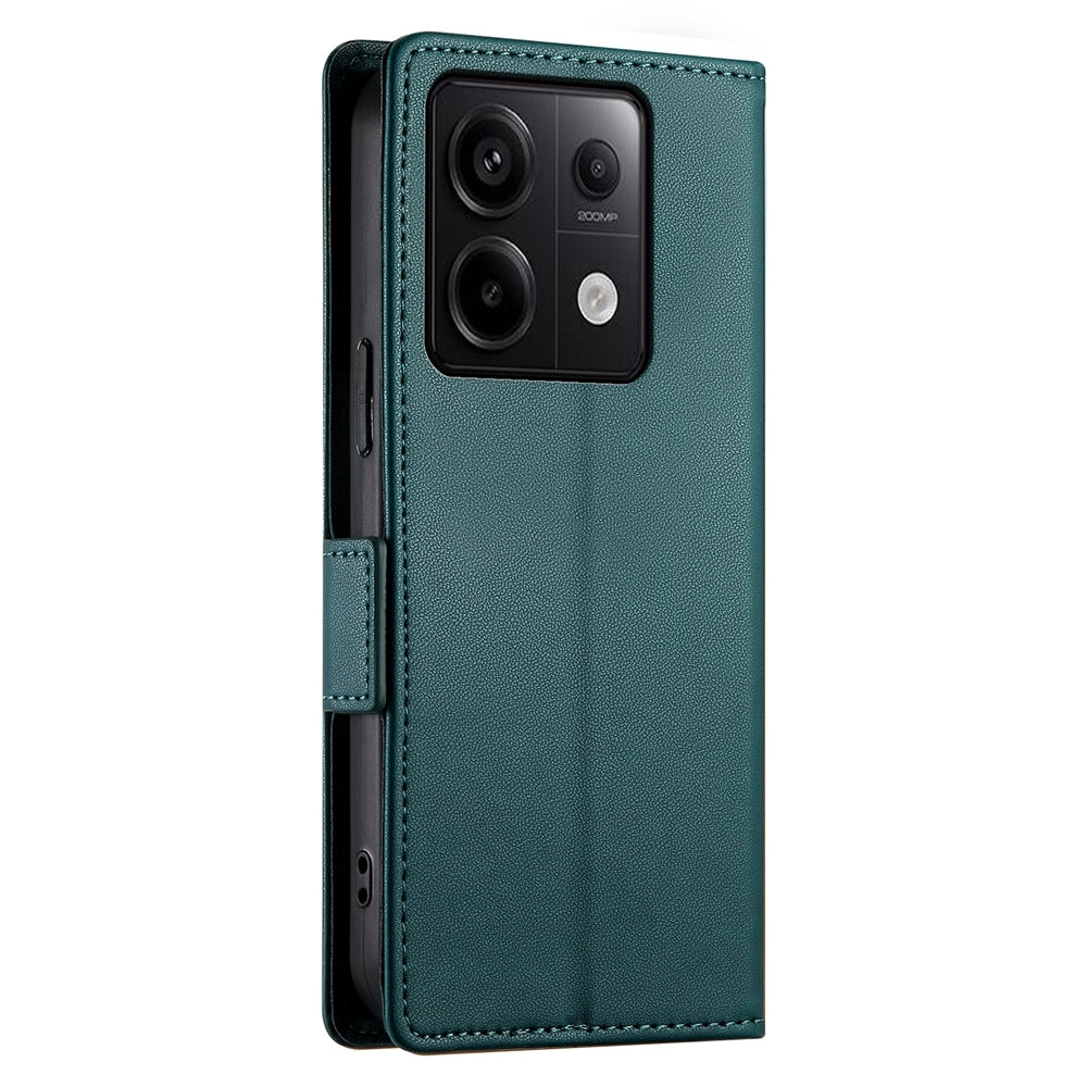Xiaomi Redmi Note 13 Pro 5G Magnetic Leather Wallet Case with Card Slots, Stand Function & Full Protection