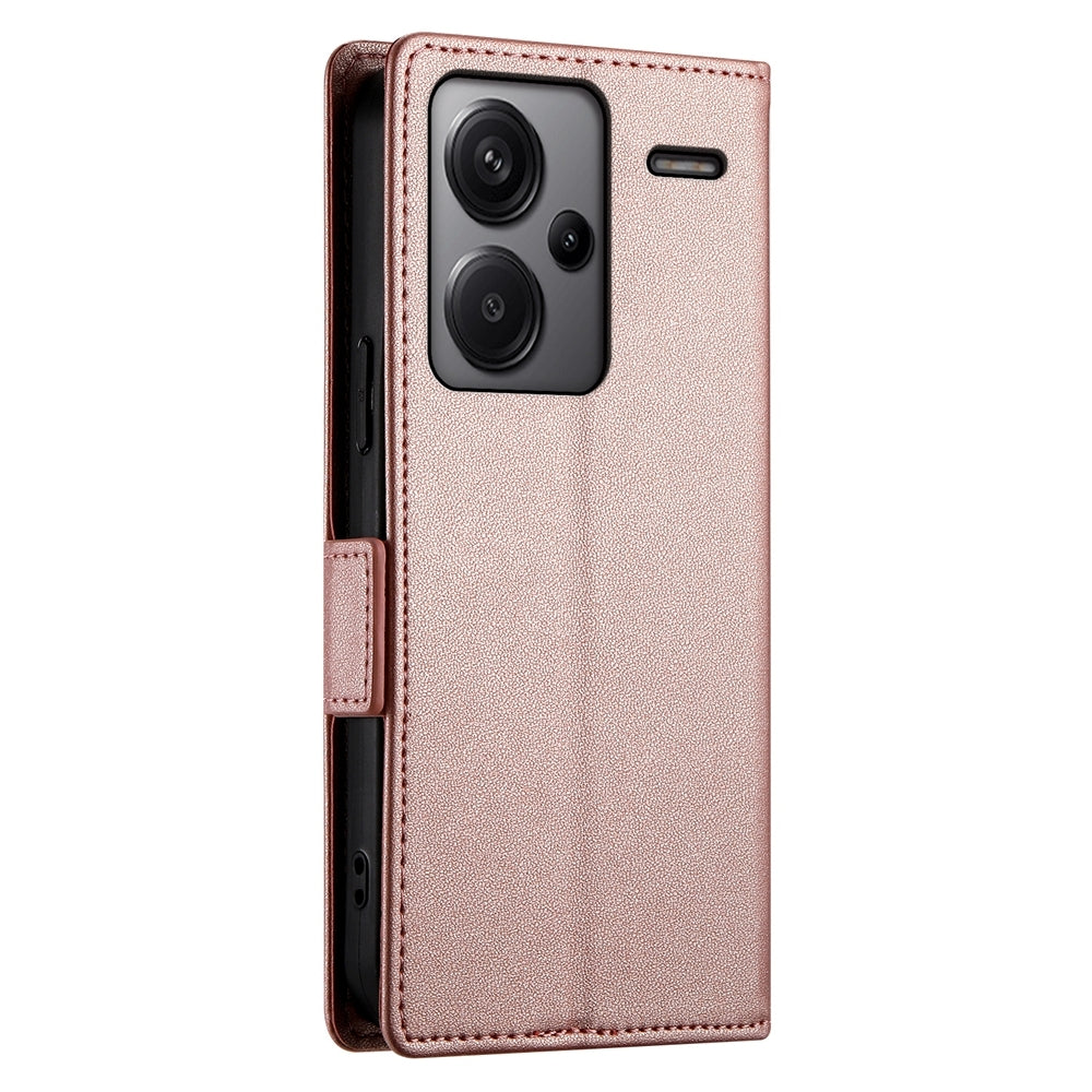 Xiaomi Redmi Note 13 Pro+ Magnetic Leather Wallet Case with Card Slots, Stand Function & Full Protection