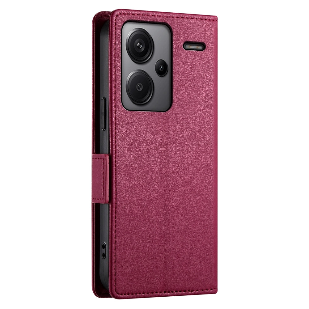 Xiaomi Redmi Note 13 Pro+ Magnetic Leather Wallet Case with Card Slots, Stand Function & Full Protection