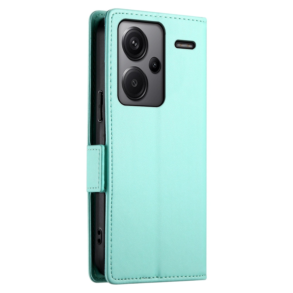 Xiaomi Redmi Note 13 Pro+ Magnetic Leather Wallet Case with Card Slots, Stand Function & Full Protection