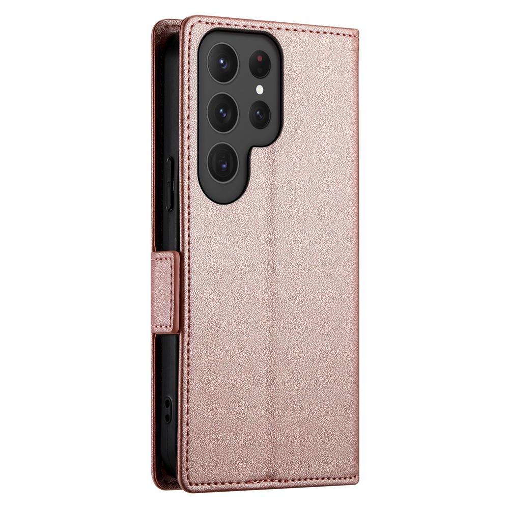 Samsung Galaxy S25 Ultra 5G Magnetic Leather Wallet Case with Card Slots, Stand Function & Full Protection