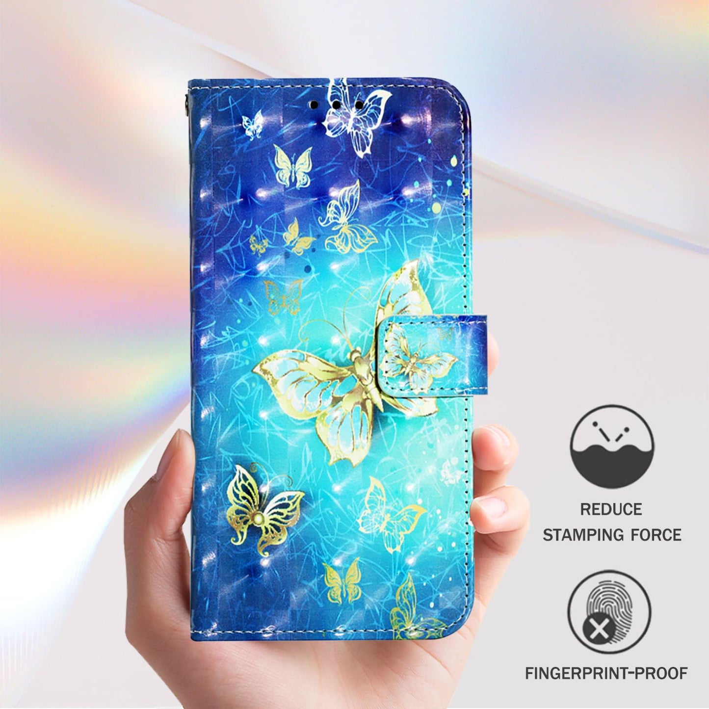 ZTE Nubia Z60 Ultra Leather Flip Phone Case with 3D Painted Design, Card Holder, Wallet & Stand Function - Durable Protection & Easy Access