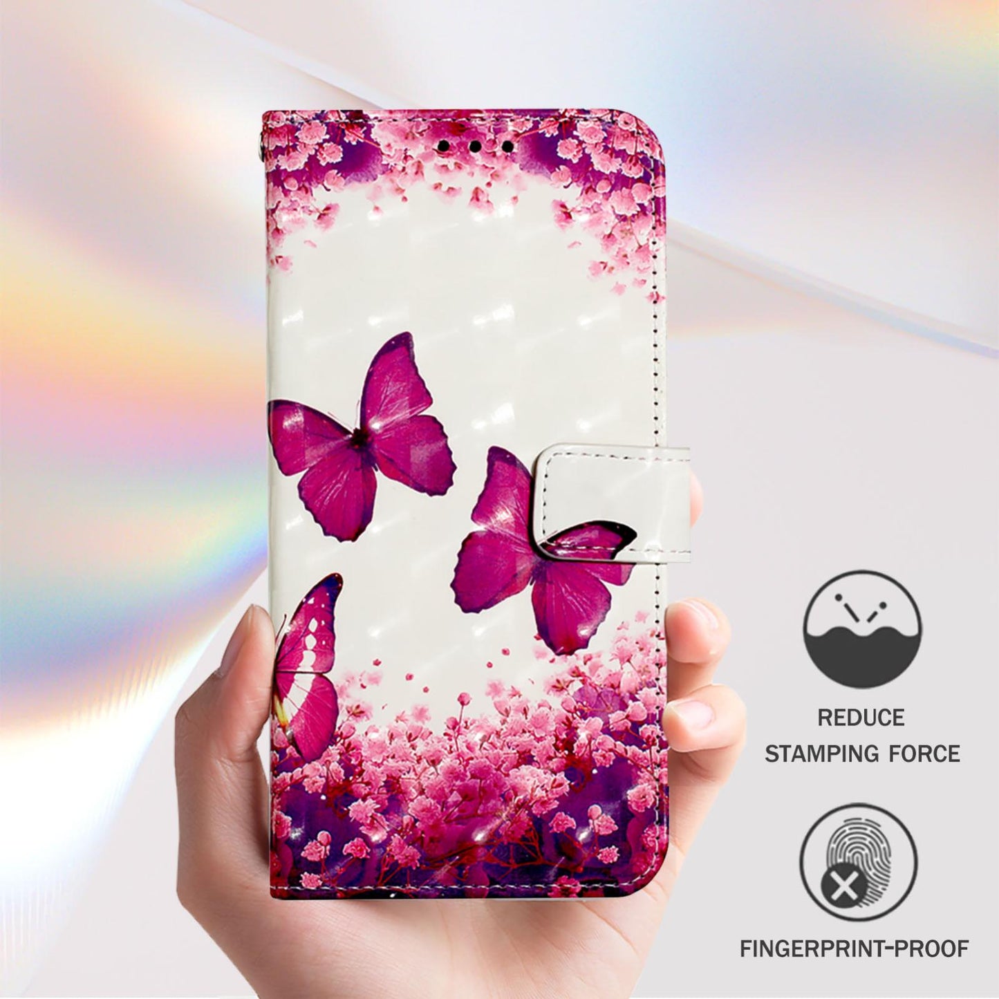 ZTE Nubia Z60 Ultra Leather Flip Phone Case with 3D Painted Design, Card Holder, Wallet & Stand Function - Durable Protection & Easy Access