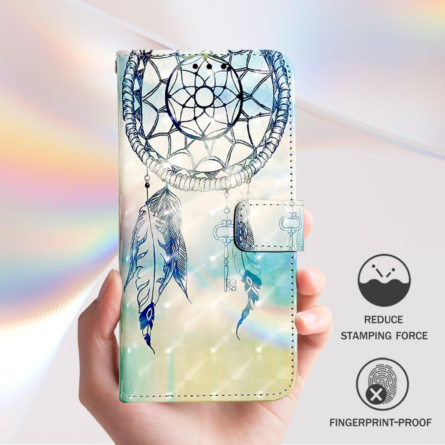 ZTE Nubia Z60 Ultra Leather Flip Phone Case with 3D Painted Design, Card Holder, Wallet & Stand Function - Durable Protection & Easy Access