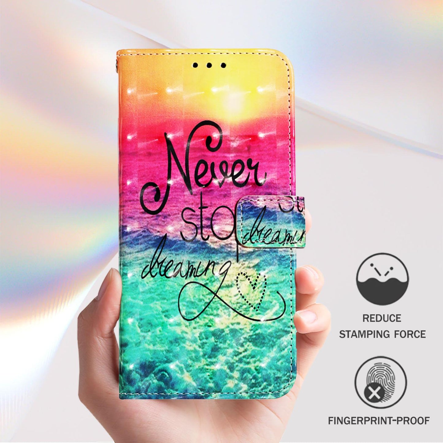 ZTE Nubia Z60 Ultra Leather Flip Phone Case with 3D Painted Design, Card Holder, Wallet & Stand Function - Durable Protection & Easy Access