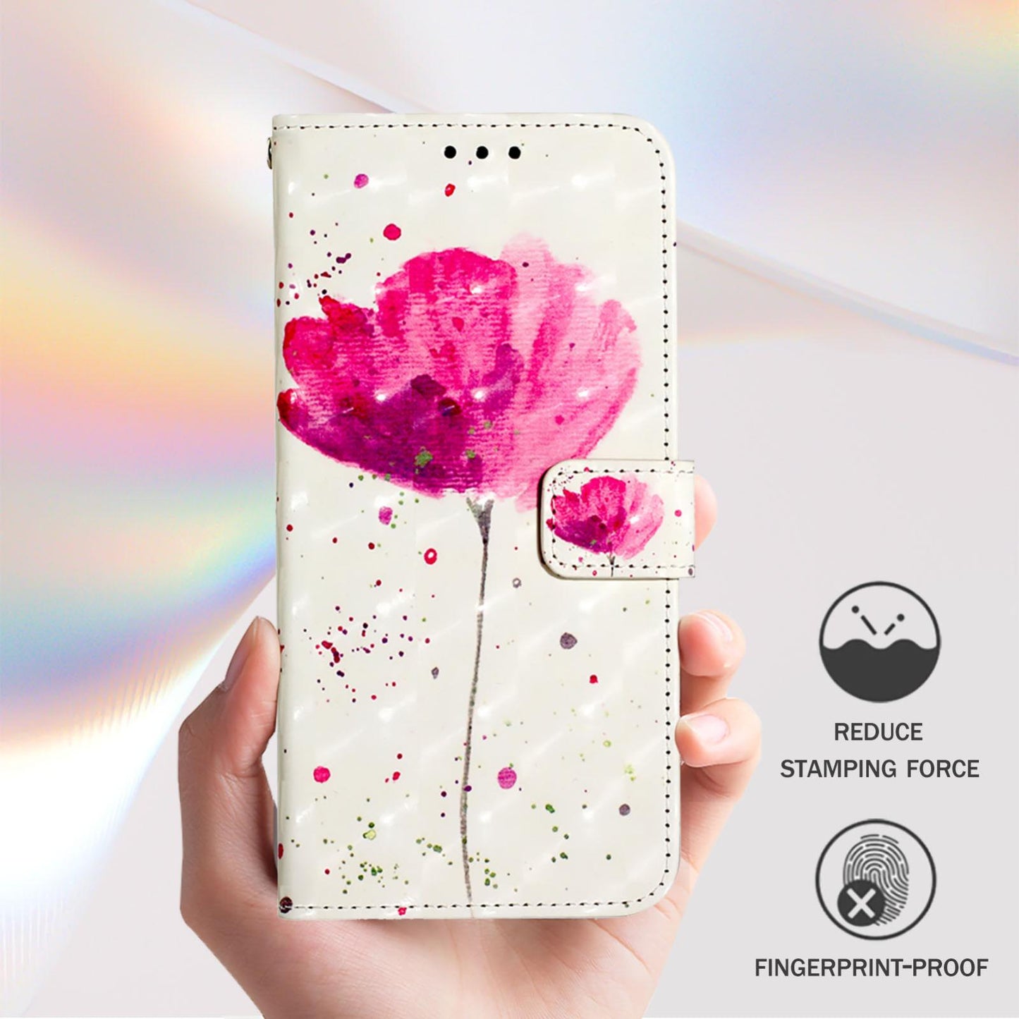 ZTE Nubia Z60 Ultra Leather Flip Phone Case with 3D Painted Design, Card Holder, Wallet & Stand Function - Durable Protection & Easy Access