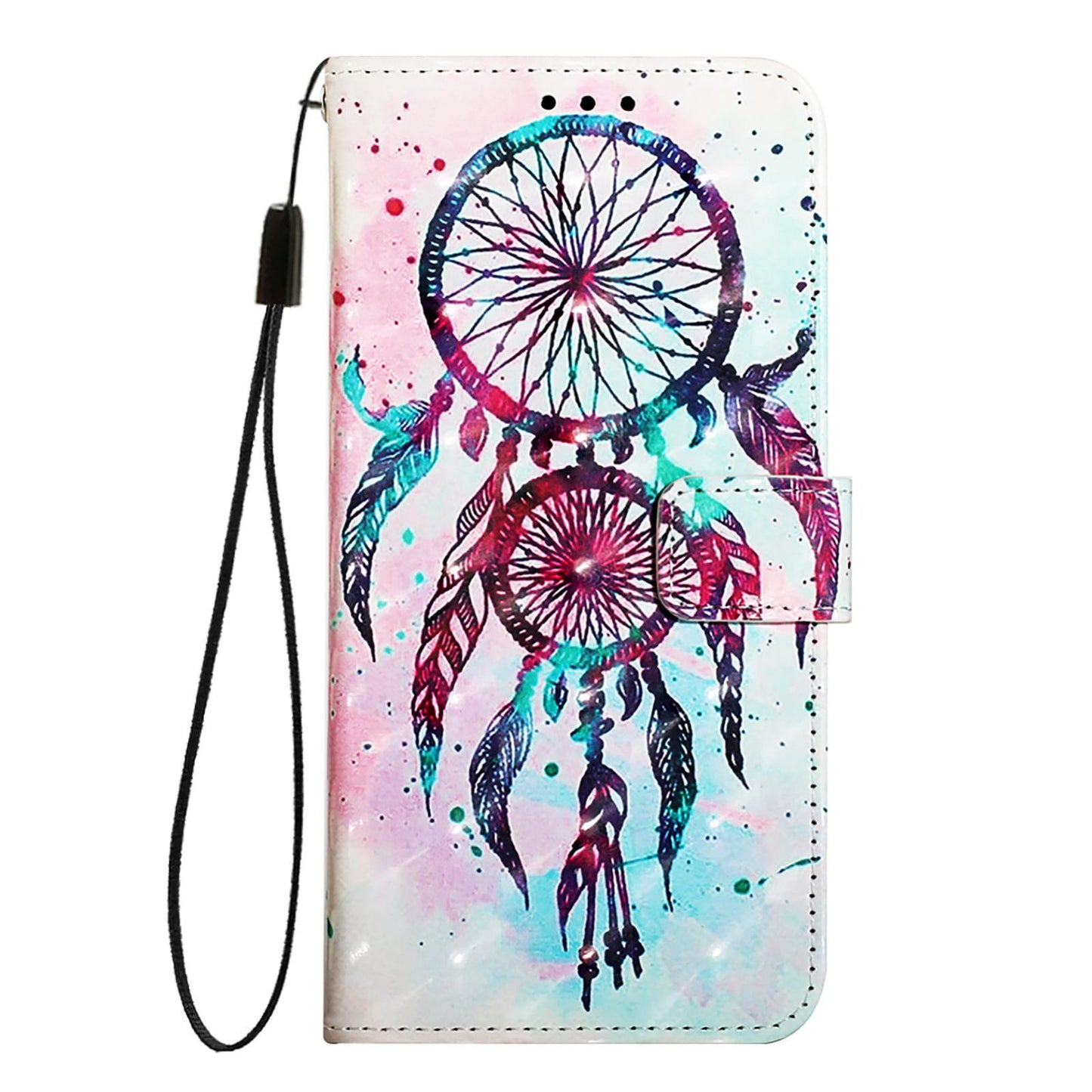 ZTE Nubia Z60 Ultra Leather Flip Phone Case with 3D Painted Design, Card Holder, Wallet & Stand Function - Durable Protection & Easy Access