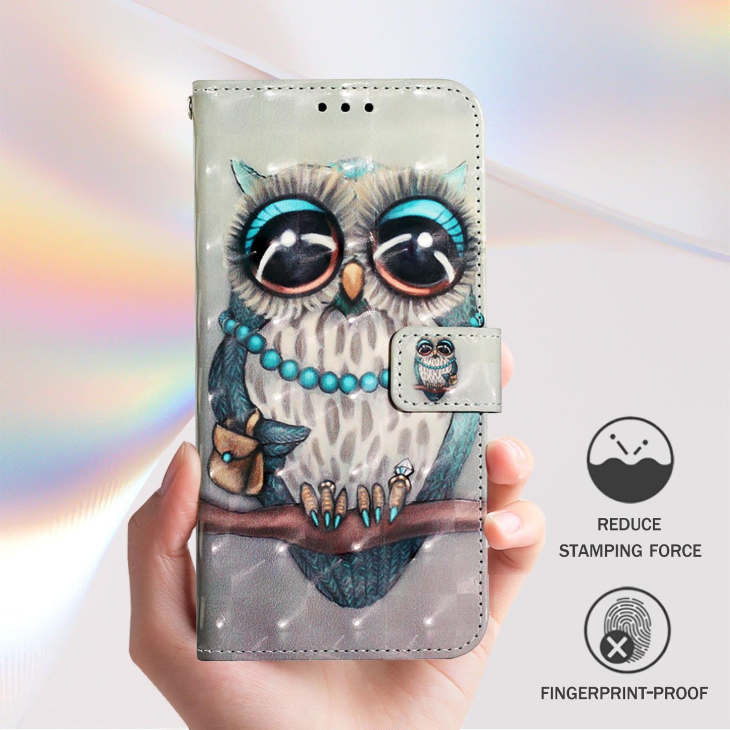 ZTE Nubia Z60 Ultra Leather Flip Phone Case with 3D Painted Design, Card Holder, Wallet & Stand Function - Durable Protection & Easy Access