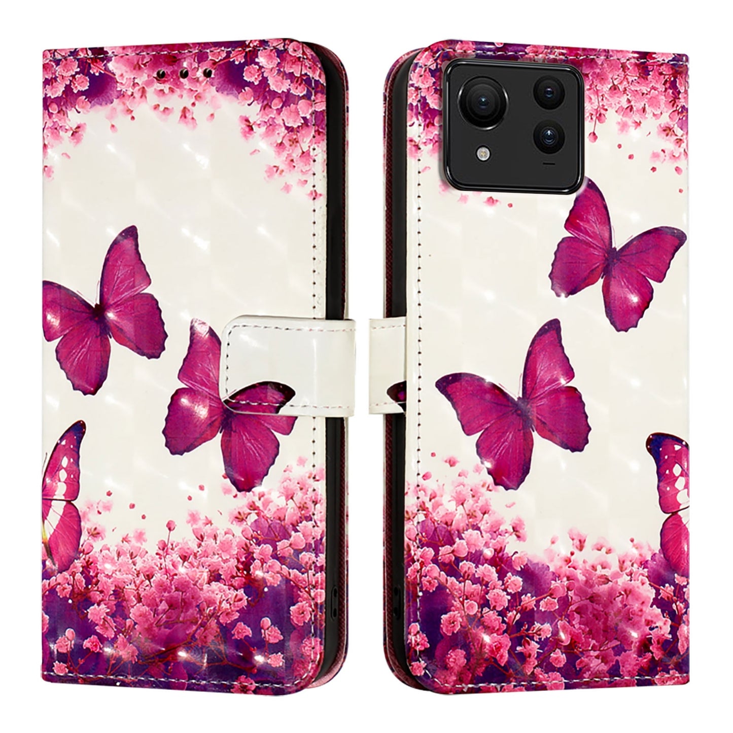 Asus Zenfone 11 Ultra Leather Flip Phone Case with 3D Painted Design, Card Holder, Wallet & Stand Function - Durable Protection & Easy Access