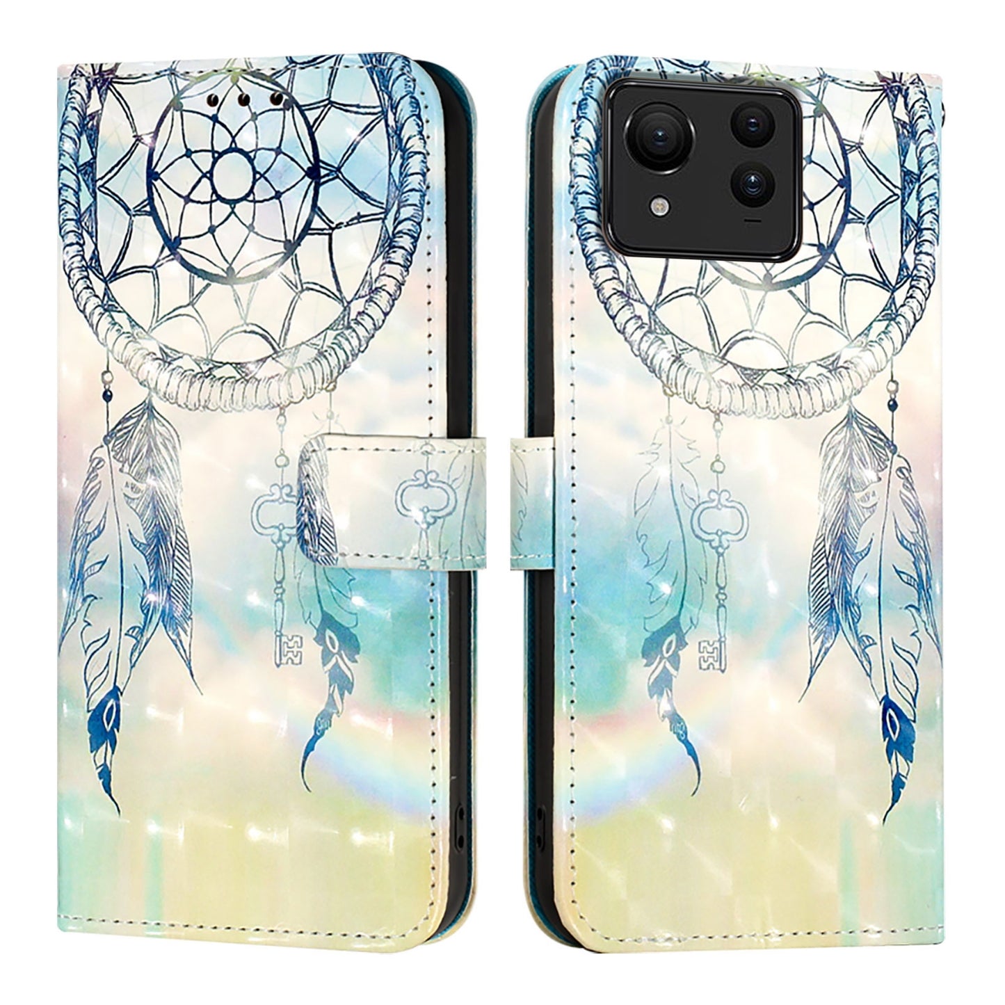 Asus Zenfone 11 Ultra Leather Flip Phone Case with 3D Painted Design, Card Holder, Wallet & Stand Function - Durable Protection & Easy Access