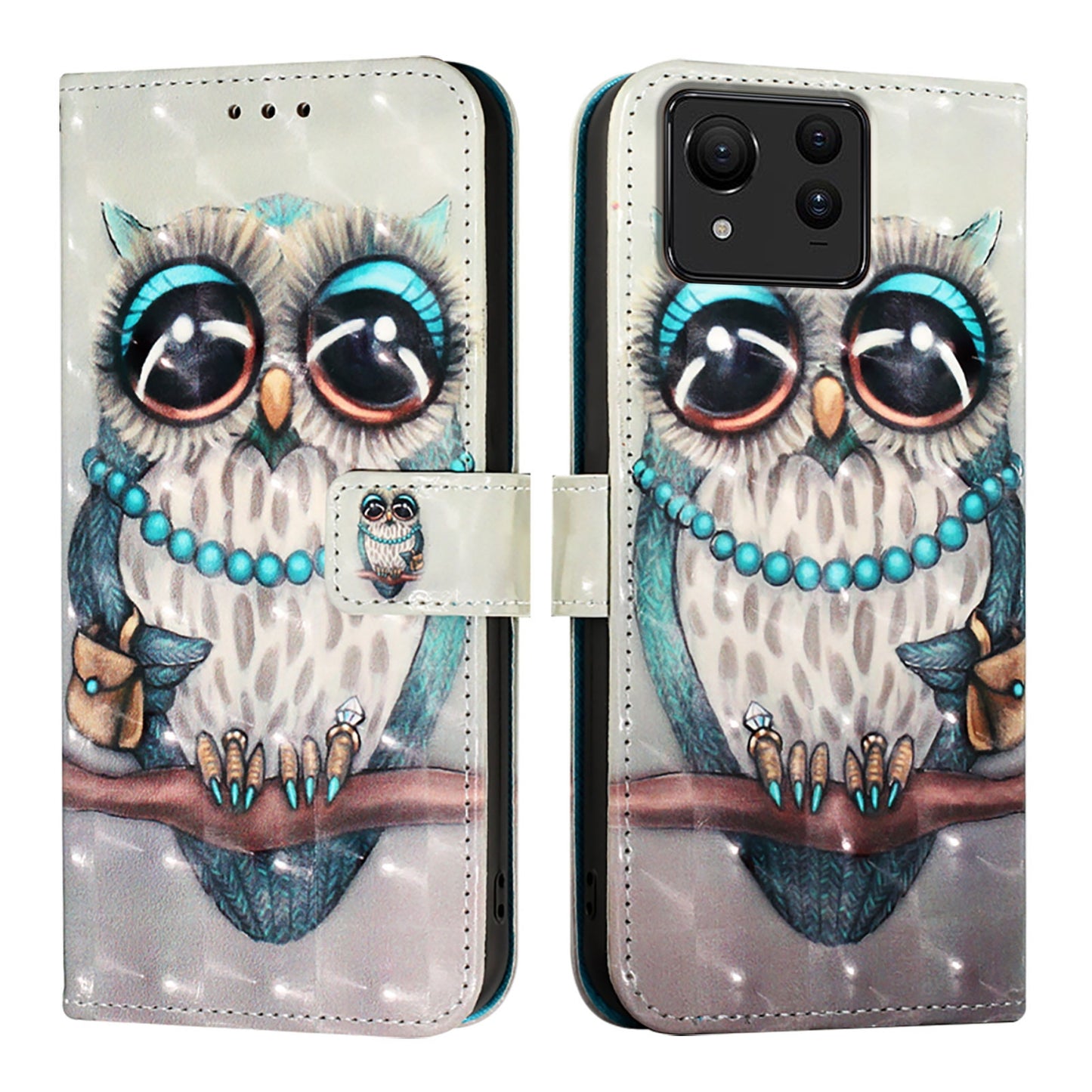 Asus Zenfone 11 Ultra Leather Flip Phone Case with 3D Painted Design, Card Holder, Wallet & Stand Function - Durable Protection & Easy Access