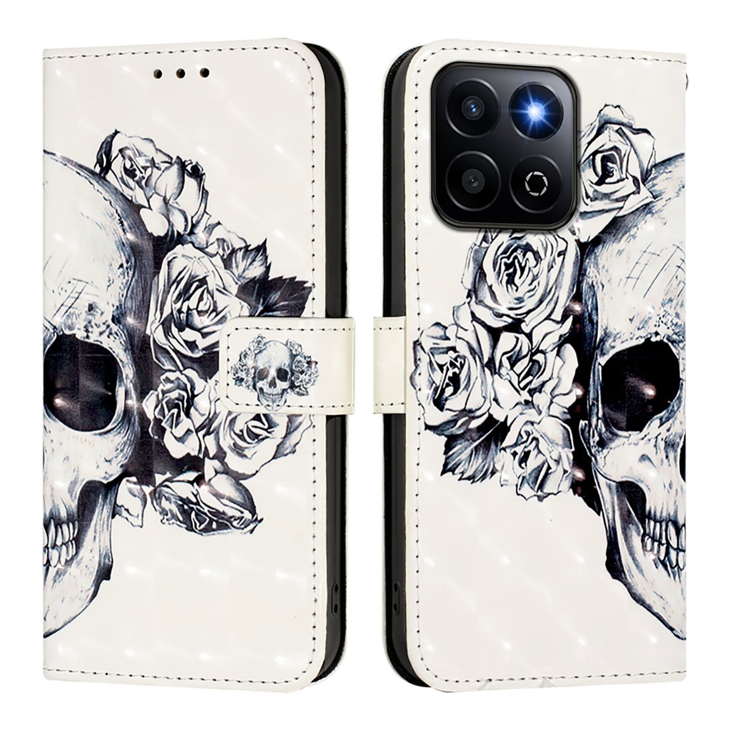 Honor 200 Smart 5G Global Leather Flip Phone Case with 3D Painted Design, Card Holder, Wallet & Stand Function - Durable Protection & Easy Access