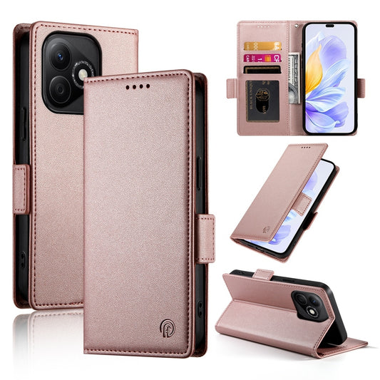 Honor X60i Magnetic Leather Wallet Case with Card Slots, Stand Function & Full Protection