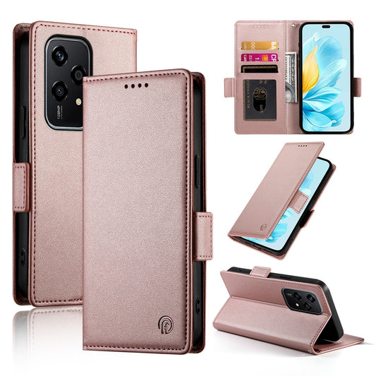 Honor 200 Lite Magnetic Leather Wallet Case with Card Slots, Stand Function & Full Protection