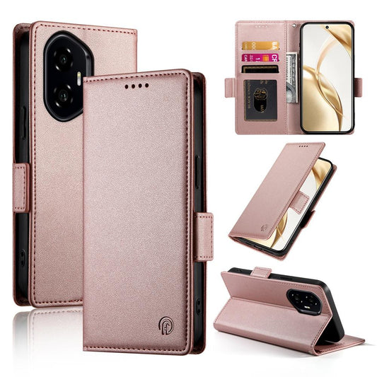 Honor 300 Pro Magnetic Leather Wallet Case with Card Slots, Stand Function & Full Protection