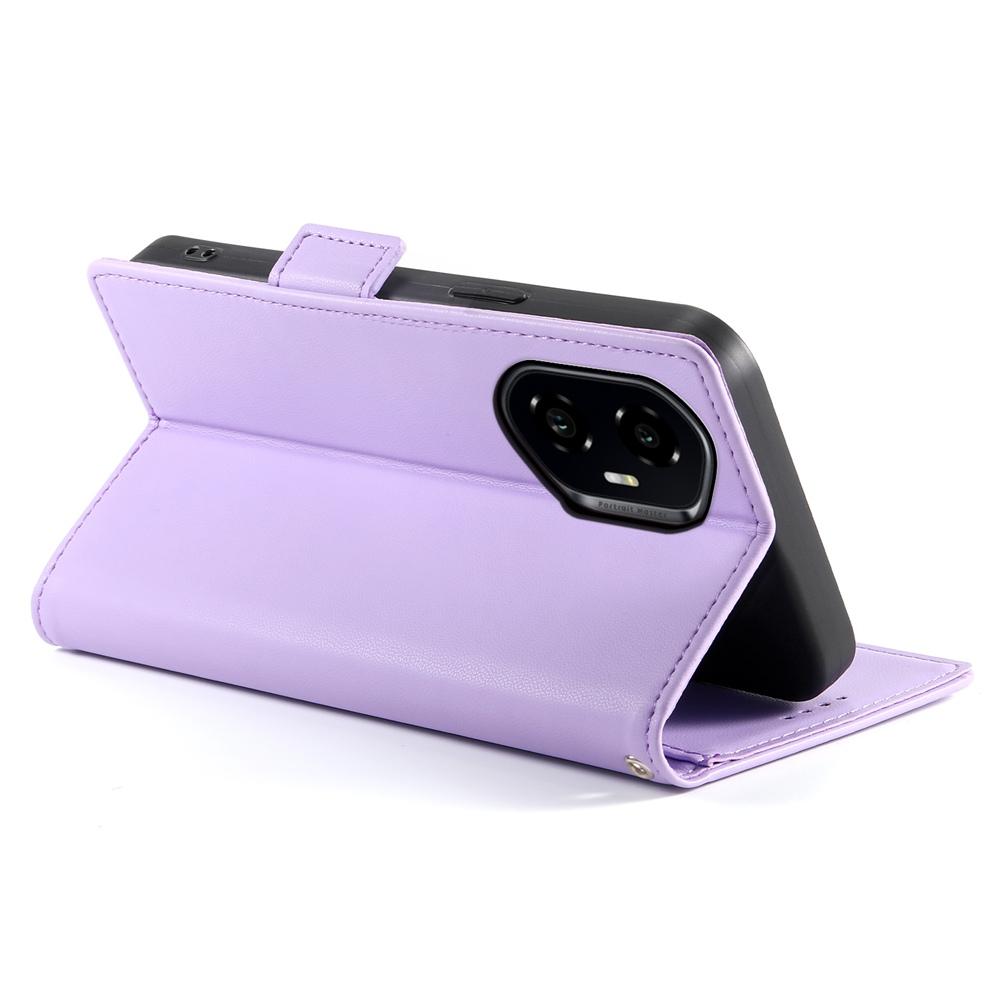 Honor 300 Pro Magnetic Leather Wallet Case with Card Slots, Stand Function & Full Protection