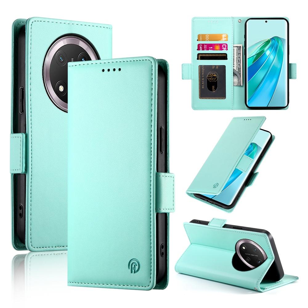Honor X9c Global Magnetic Leather Wallet Case with Card Slots, Stand Function & Full Protection