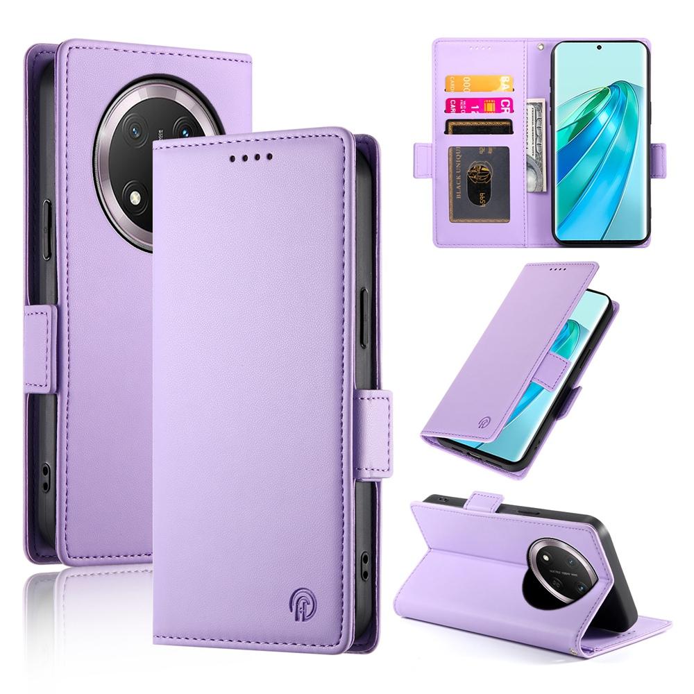 Honor X9c Global Magnetic Leather Wallet Case with Card Slots, Stand Function & Full Protection