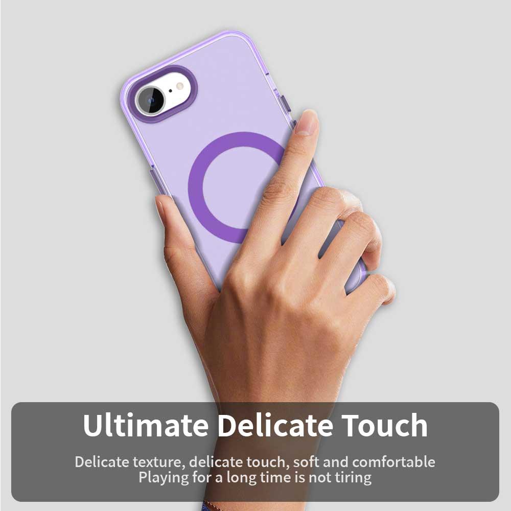 iPhone 16e Durable MagSafe Phone Case - Hybrid TPU & PC Design, Lightweight & Stylish, Candy Colour, Wireless Charging Friendly