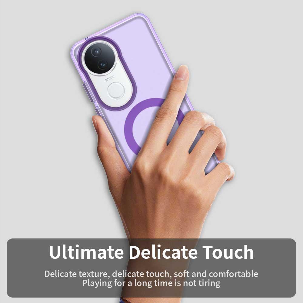 vivo S20 5G Durable MagSafe Phone Case - Hybrid TPU & PC Design, Lightweight & Stylish, Candy Colour, Wireless Charging Friendly