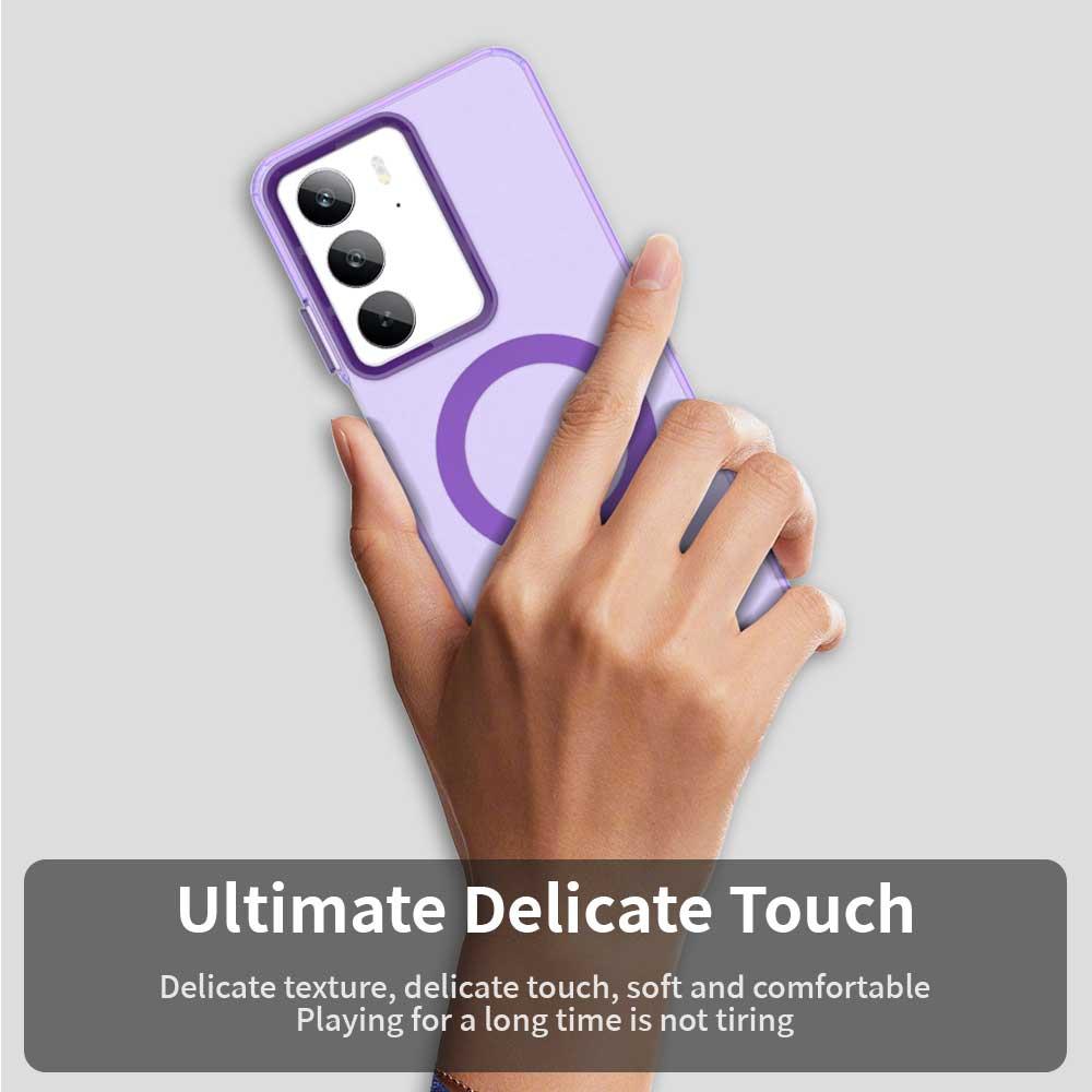 Realme C75 Durable MagSafe Phone Case - Hybrid TPU & PC Design, Lightweight & Stylish, Candy Colour, Wireless Charging Friendly