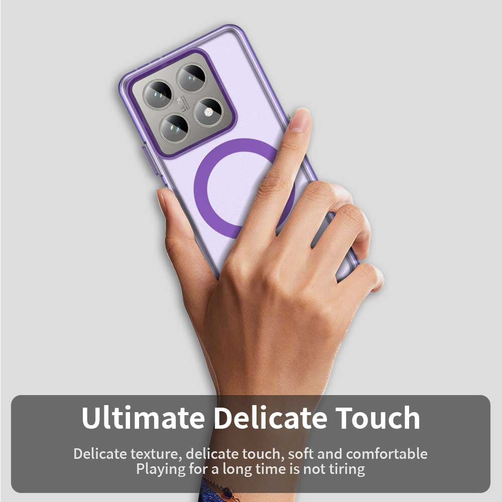 Xiaomi 14T Durable MagSafe Phone Case - Hybrid TPU & PC Design, Lightweight & Stylish, Candy Colour, Wireless Charging Friendly